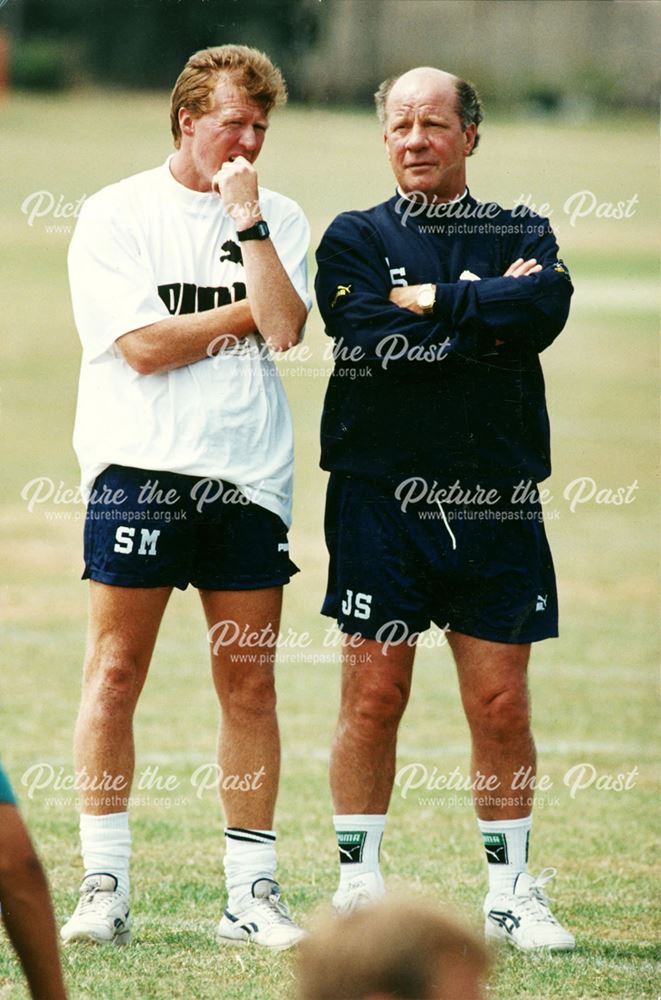 Steve McClaren - Derby County Football Club Coach and Manager Jim Smith, 1999