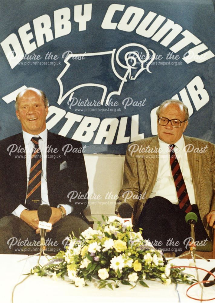 Jim Smith - Derby County Football Club Manager and Lionel Pickering, Chairman, Derby, c 1996