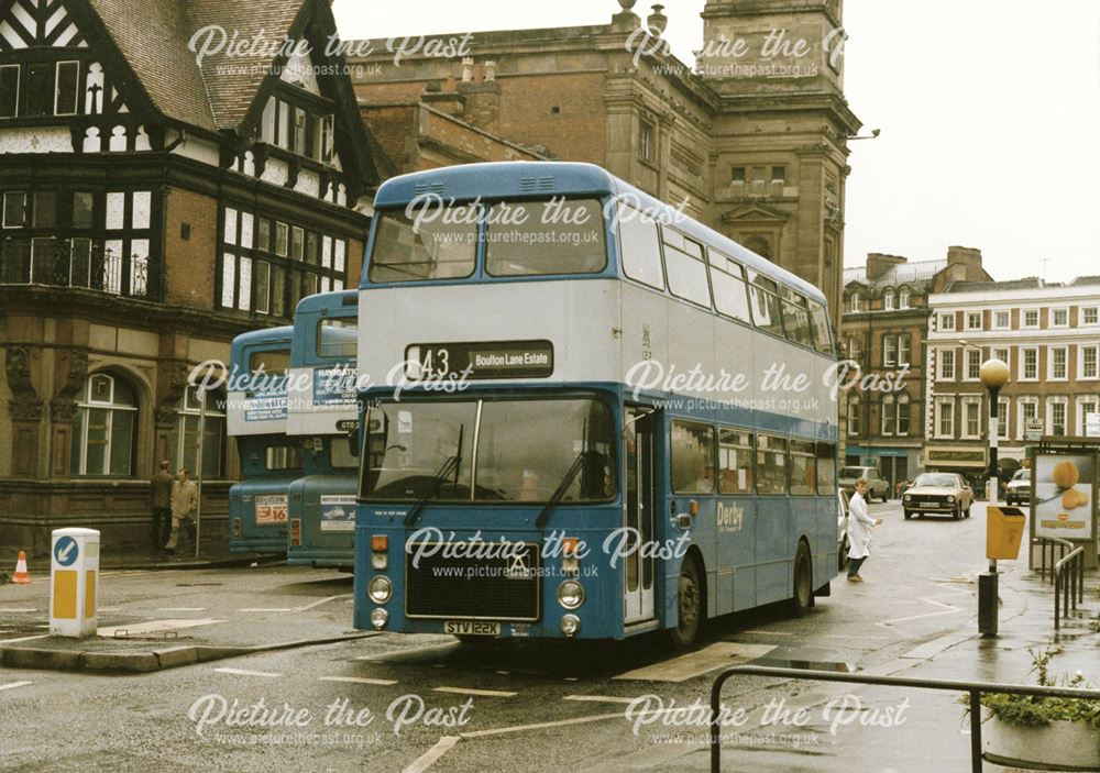 Derby City Transport Ailsa 122 Bus on the Market Place