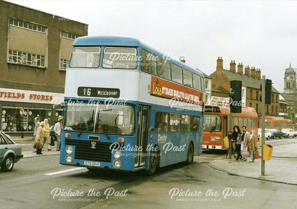 Derby City Transport Dennis double-decker bus