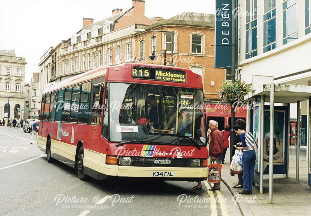 Trent Rainbow Optare Delta 341 bus on Victoria Street