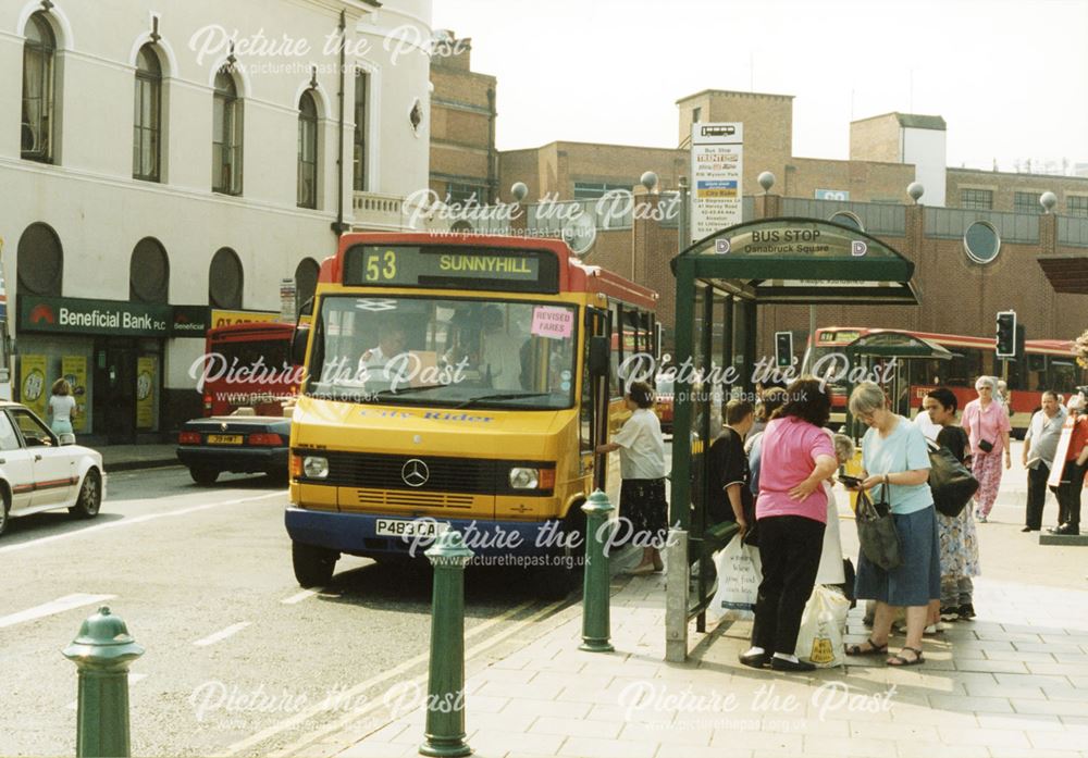 Mercedes City Rider Bus in Albert Street, Derby