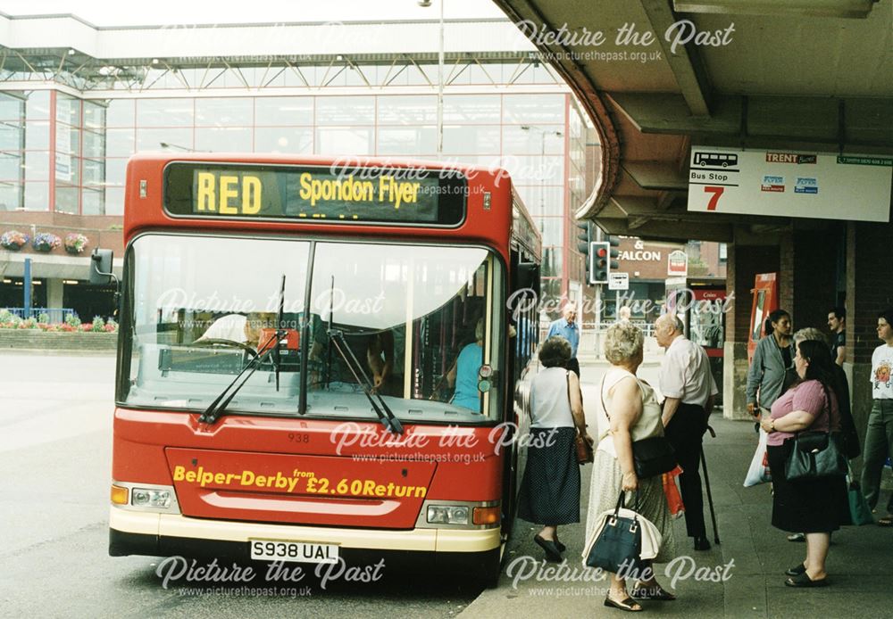 Trent bus 938 in Derby Bus Station