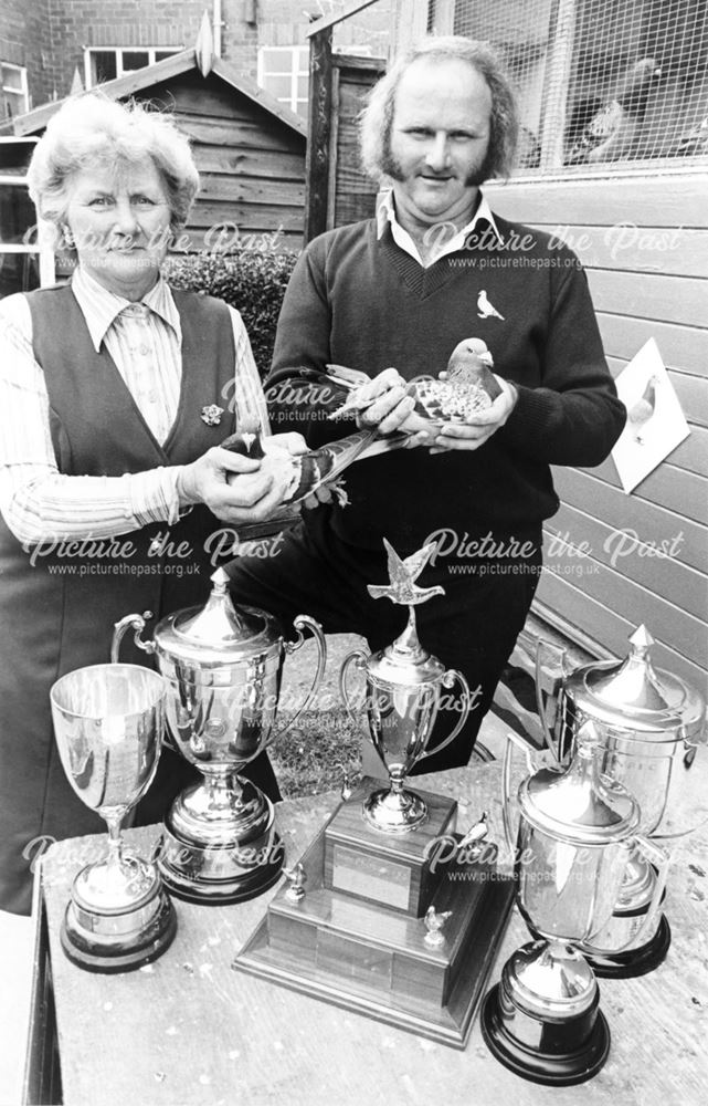 Mr Bennet, Racing Pigeon Fancier, Chaddesden, Derby, 1981