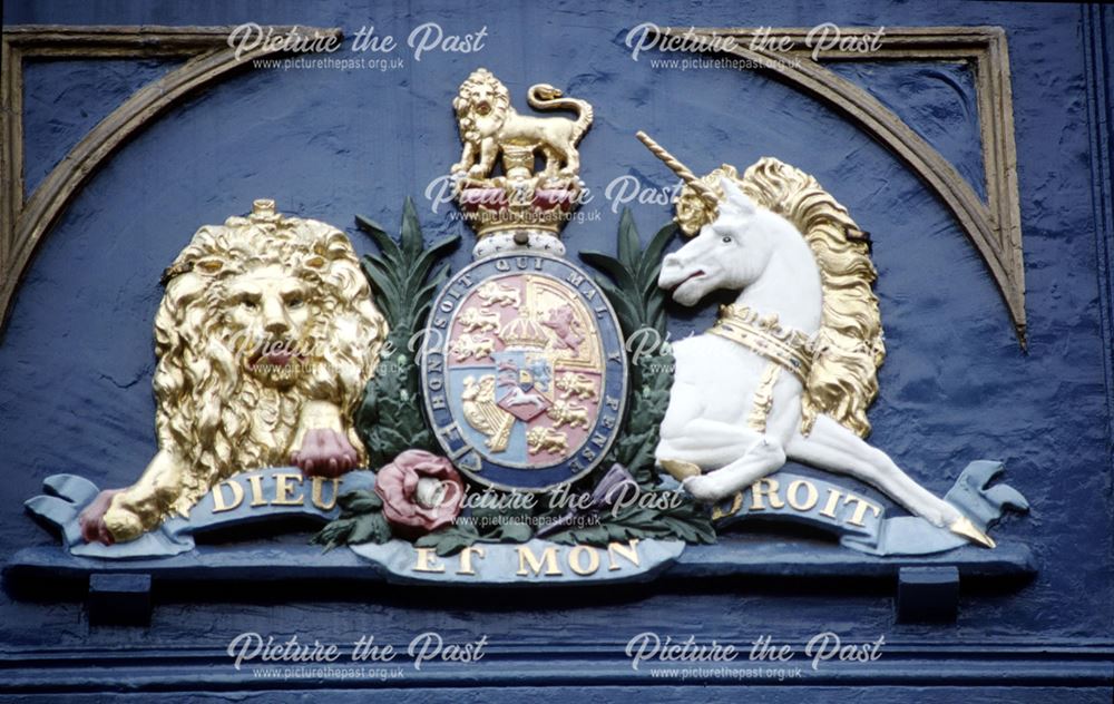 Royal Coat of Arms - Derby County Hall, St Mary's Gate