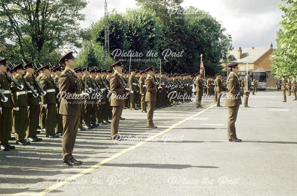 Freedom Parade, 1st Battalion Worcestershire and Sherwood Foresters Regiment, Derby, 2002