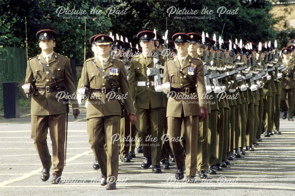 Freedom Parade, 1st Battalion Worcestershire and Sherwood Foresters Regiment, Derby, 2002