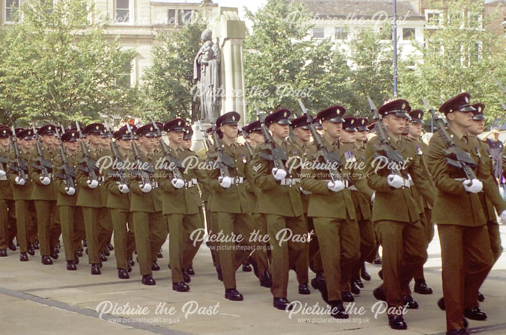 Freedom Parade, 1st Battalion Worcestershire and Sherwood Foresters Regiment