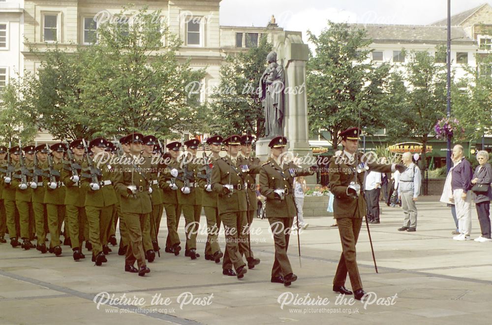 Freedom Parade, 1st Battalion Worcestershire and Sherwood Foresters Regiment