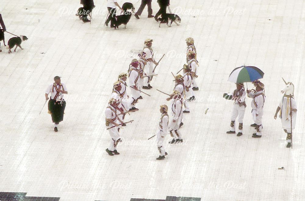 Derbyshire Morris Dancers at the 'Derbyshire Celebrates' Pageant