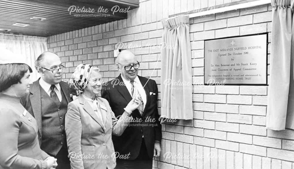 Official Opening Ceremony, Nuffield Hospital, Littleover