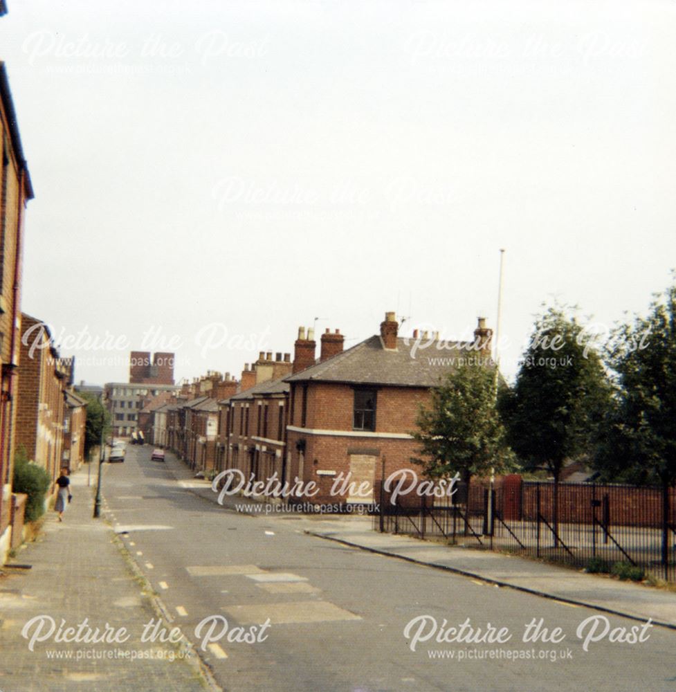 Bricked up houses in Bloomfield Street
