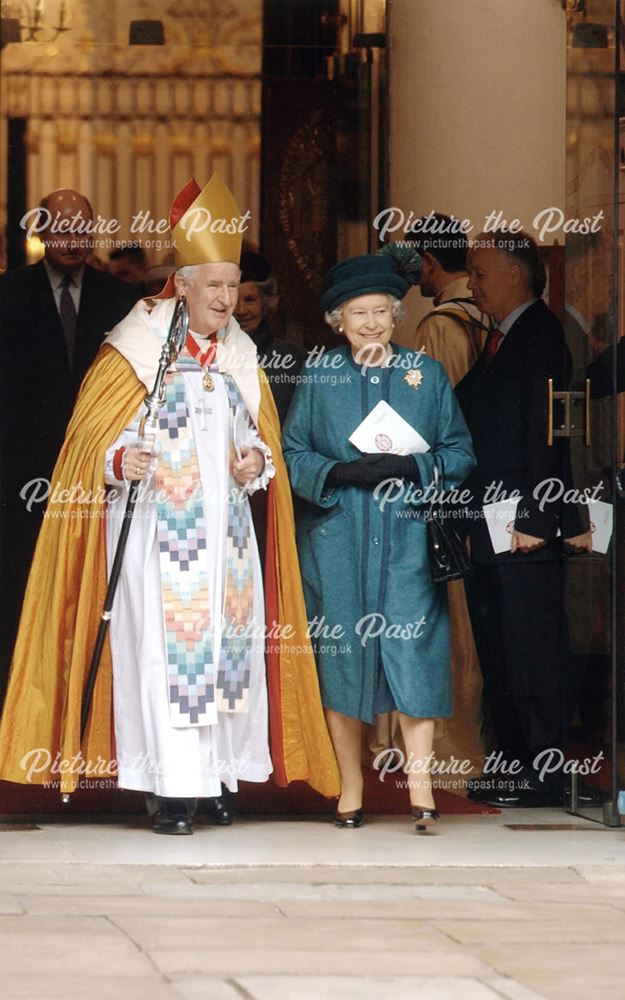 The Queen at the opening of the Cathedral Centre