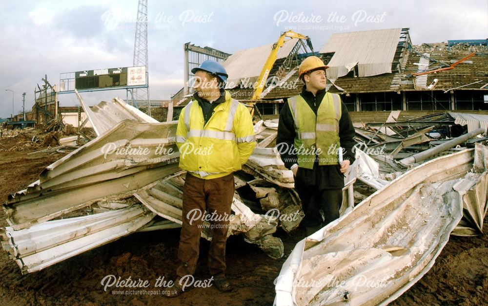 Derby County Football Club stadium -demolition