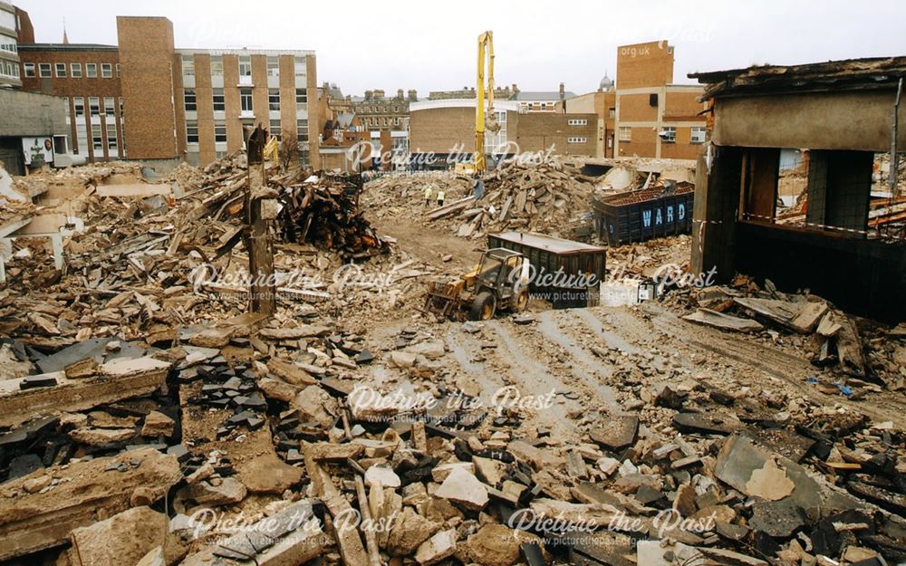 Duckworth Square shopping centre -demolition