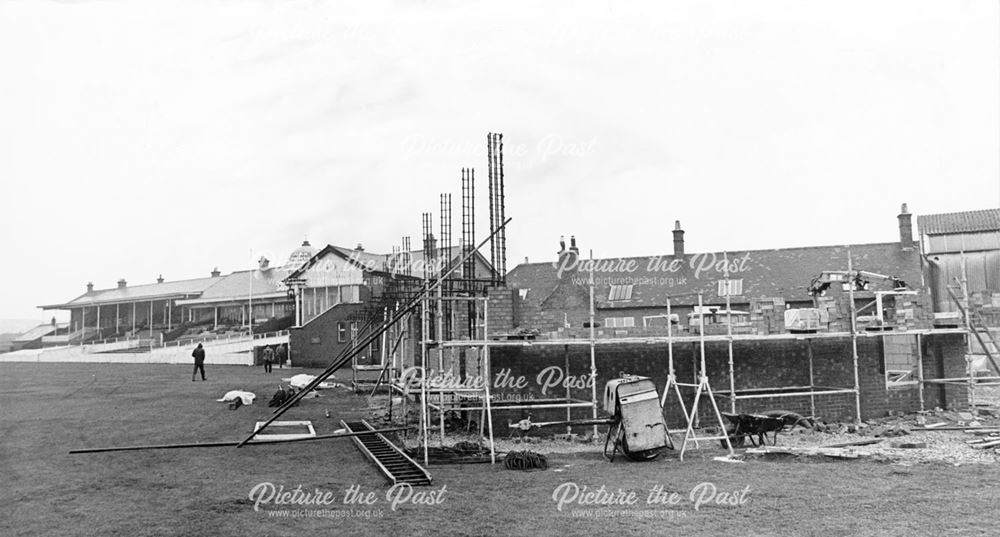 Construction of the new Pavilion at Derbyshire's County Cricket Ground