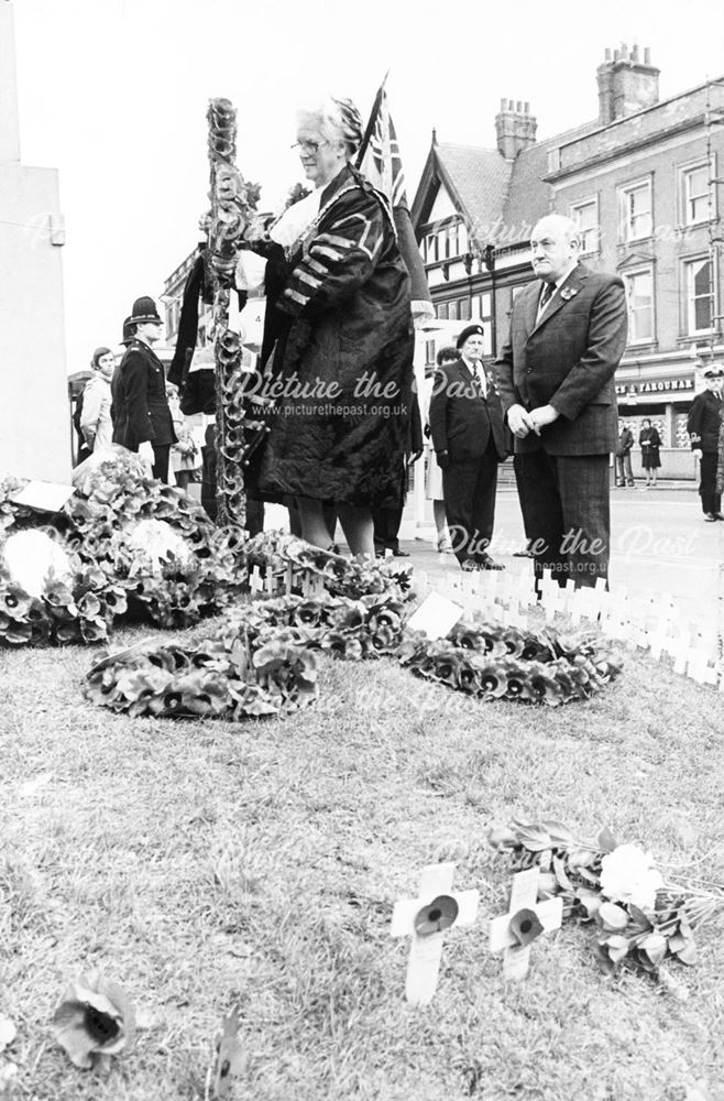 Remembrance Day Ceremony, Derby 1981