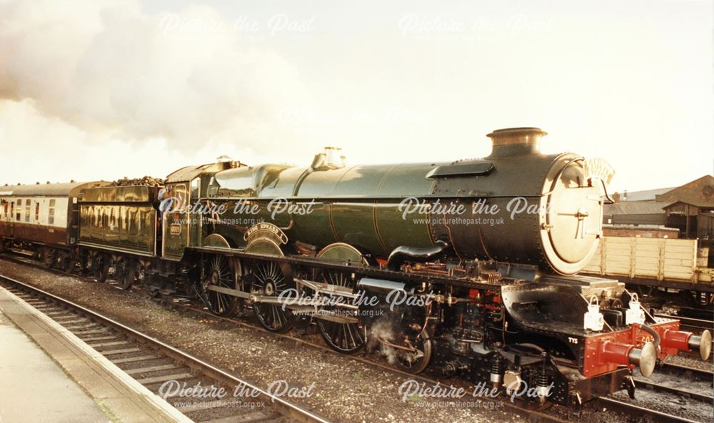 'King Edward I' steam locomotive at Derby Midland Railway Station