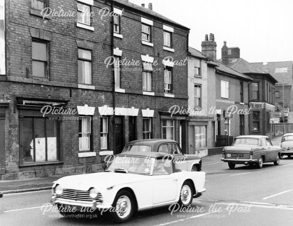 Nottingham Road, between St Mary's Bridge and Derwent Bridge