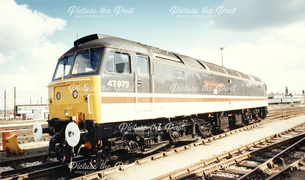 'Derby Evening Telegraph' Diesel engine locomotive, no 47973