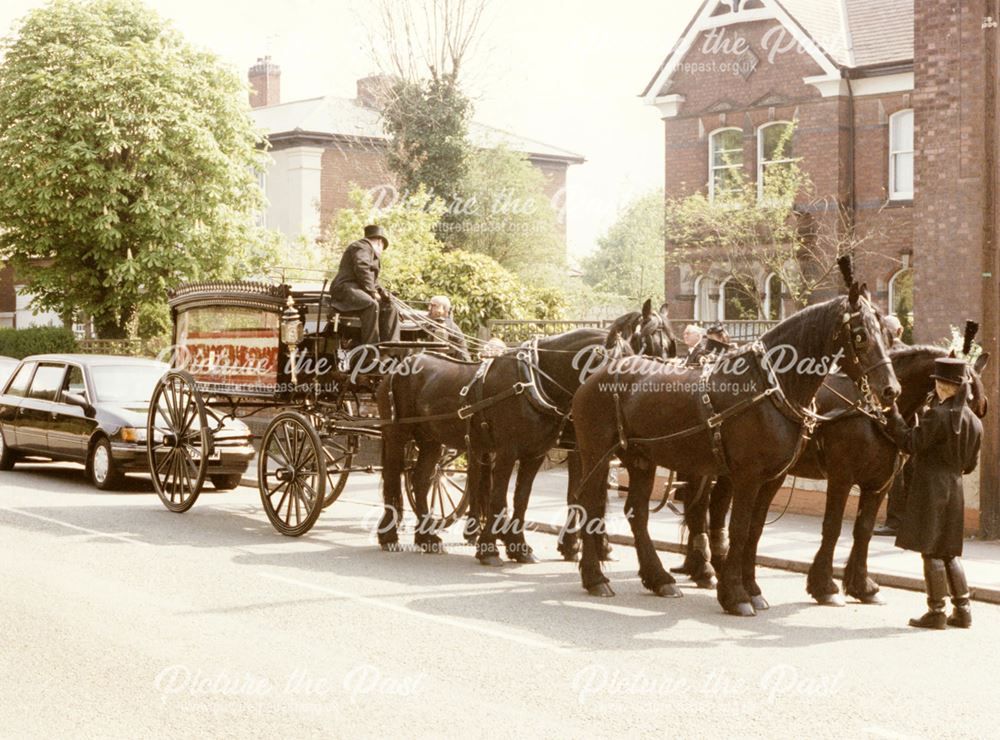 Horse Drawn Funeral Hearse, Derby