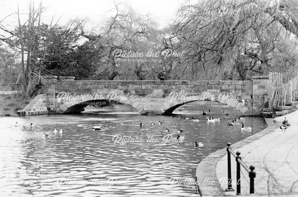 Bridge over Markeaton Park lake