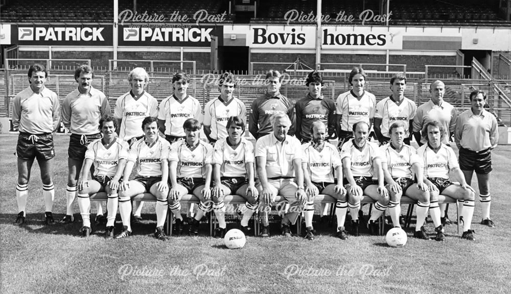 Derby County team photo, 1983-84 season