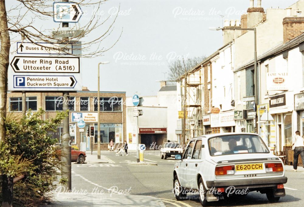 Abbey Street looking towards Curzon Street