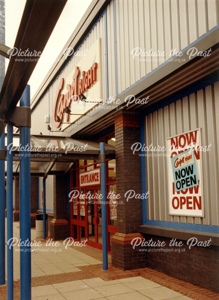 The Carpet Right store, Wyvern Centre.