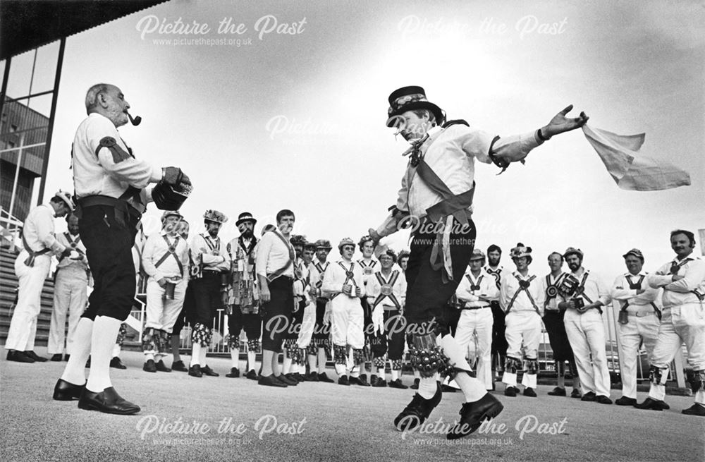 Morris Dancers, Uttoxeter Racecourse, 1982