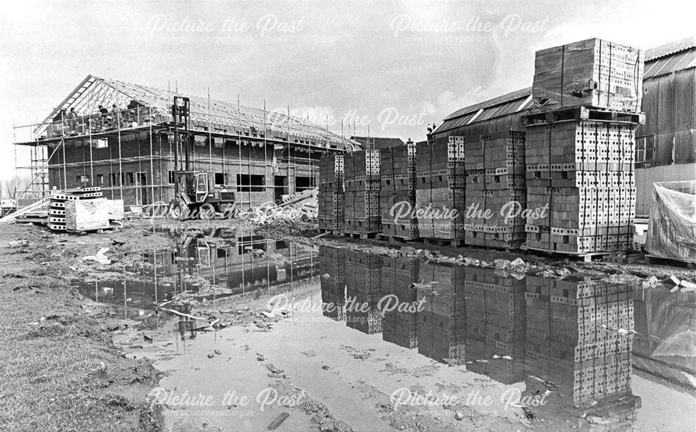 Derby County Cricket Club Pavilion -construction