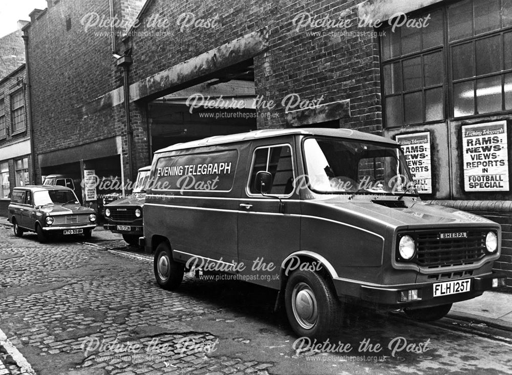 Derby Evening Telegraph vans