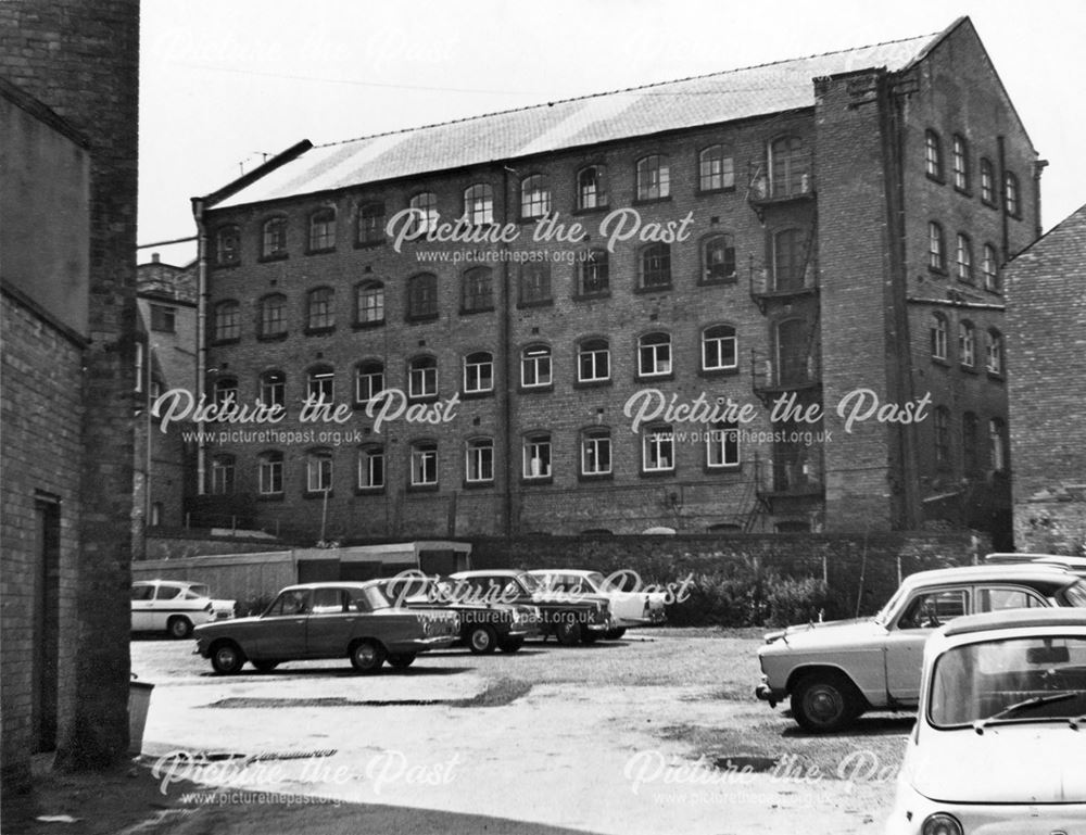 The rear of Greenhill Stores (formerly Davenport's silk mill)