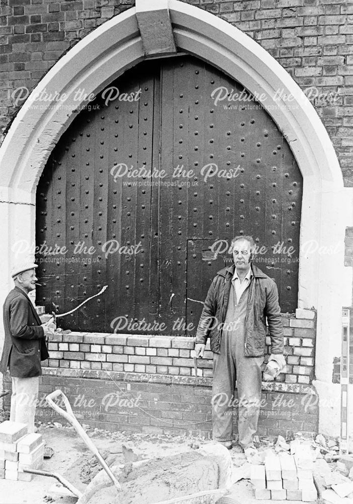 Blocking up the gates of the old Cattle Market