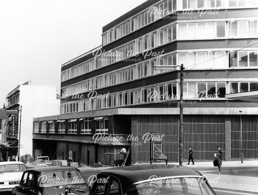 Junction of Babington Lane and Sitwell Street