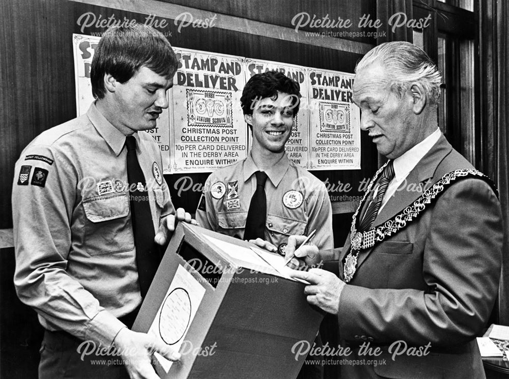 Scouts 'Stamp and Deliver', Derby, 1982