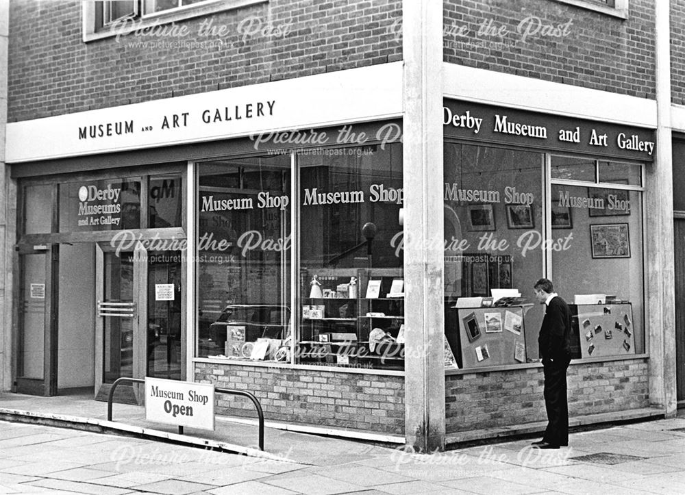 Derby Museum entrance and shop