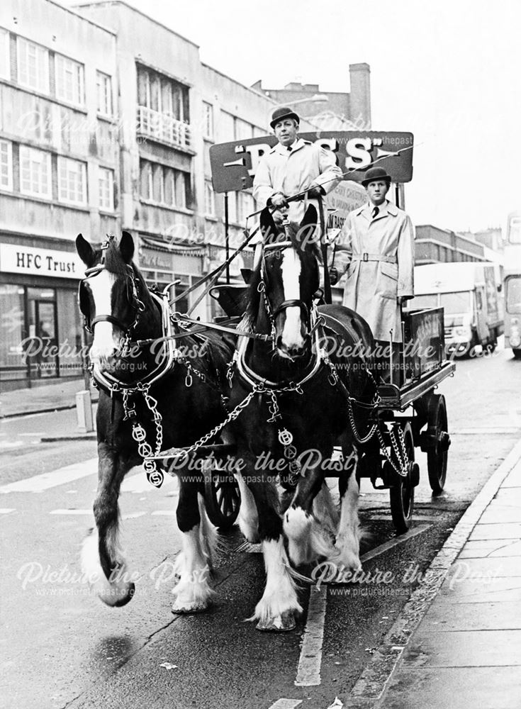 Horse drawn dray