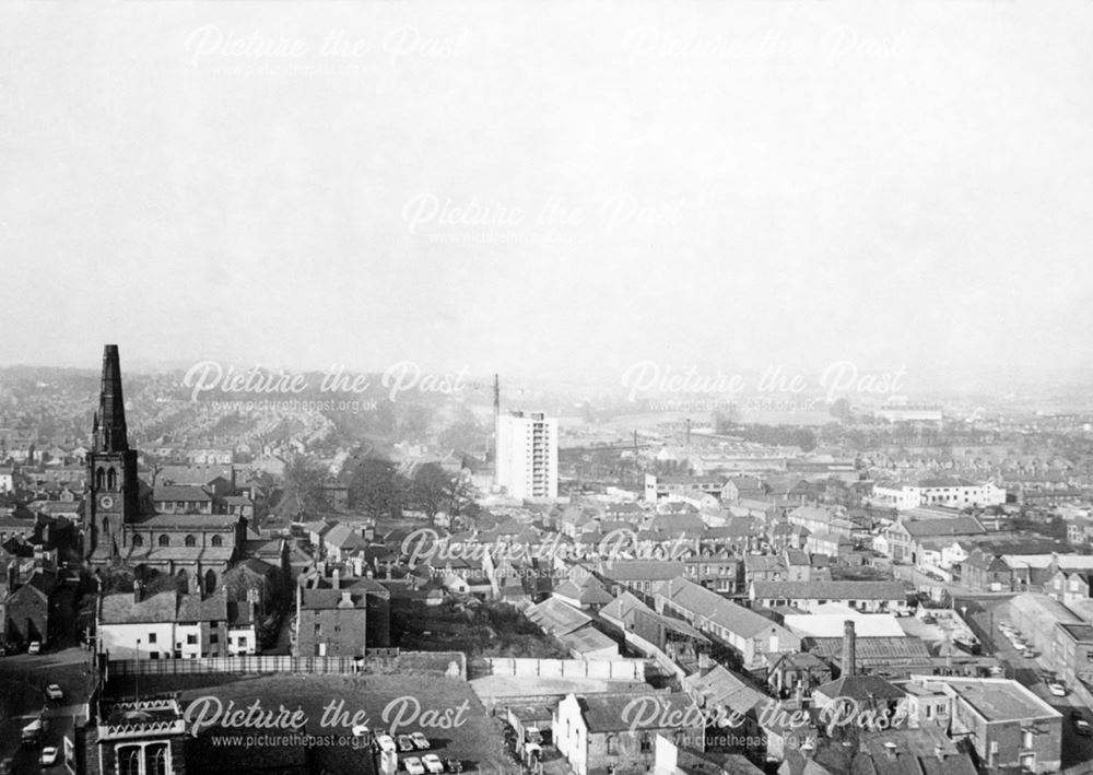 Looking north east from the Cathedral tower