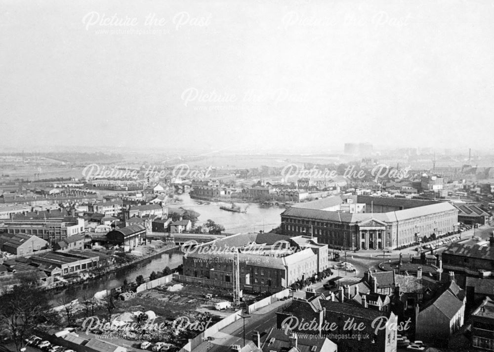 Looking south east from the Cathedral tower