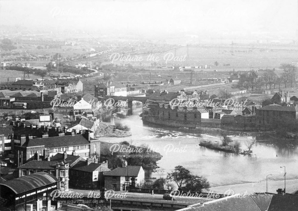 View from the Cathedral tower, looking south east