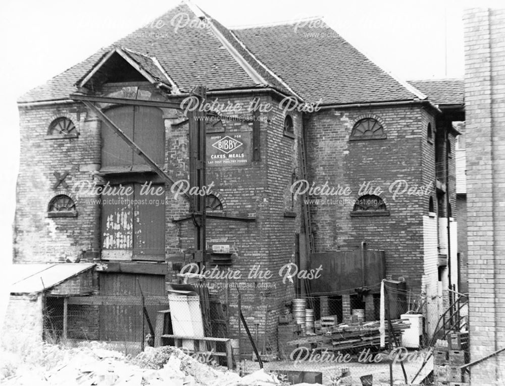 Derby canal warehouse at the former Bridgwater Wharf