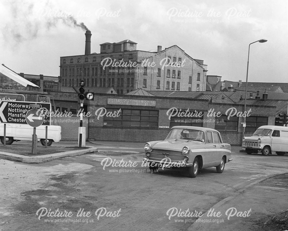 Nottingham Road at St Mary's Bridge junction