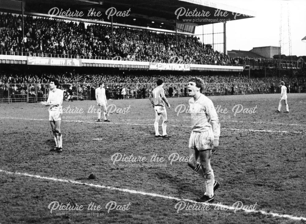 Derby County vs Chelsea, Baseball Ground, Derby, 1983