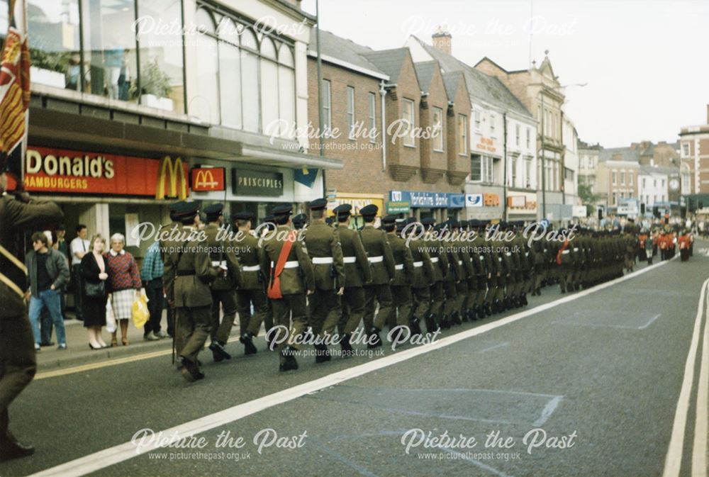 Parade of the Worcestershire and Sherwood Foresters