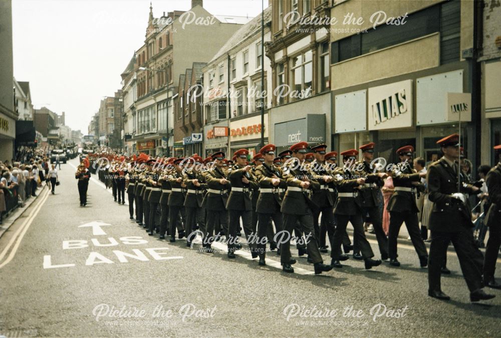 Parade of the Worcestershire and Sherwood Foresters