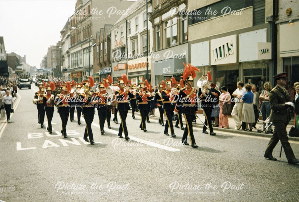 Parade of the Worcestershire and Sherwood Foresters