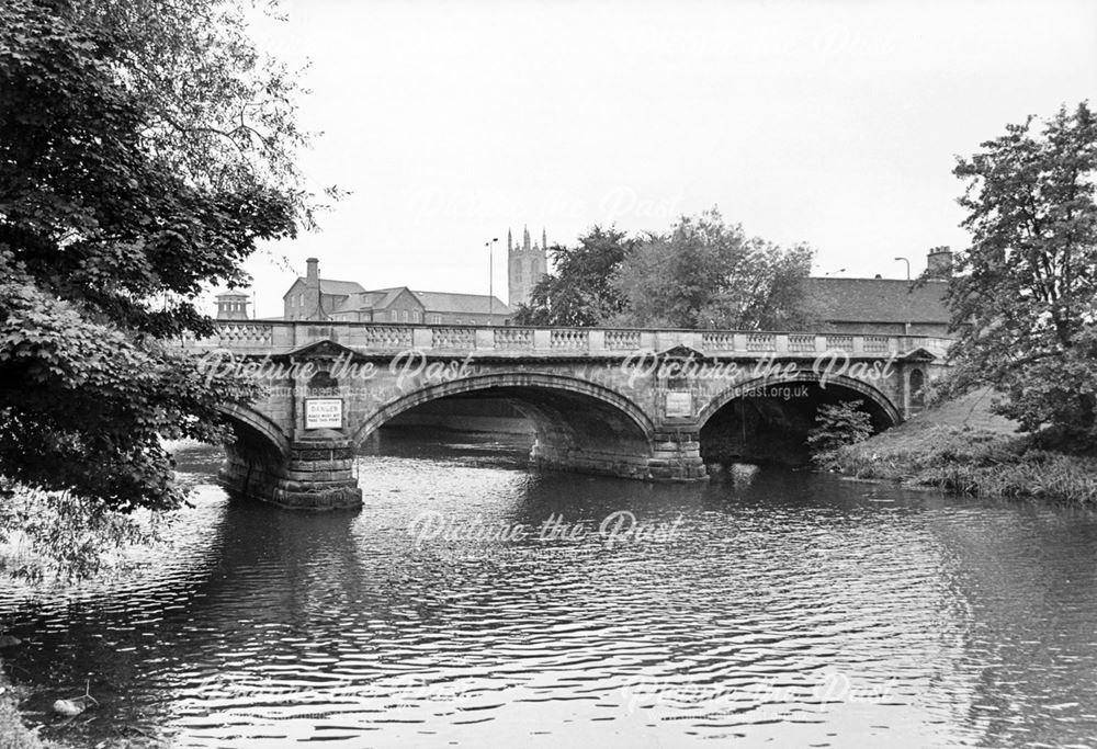 St Mary's Bridge, Derby, 1980s