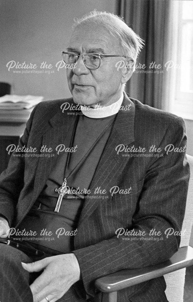 The Right Reverend Cyril Bowles - Bishop of Derby from 1969-87, 1980s