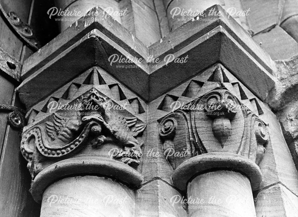 St Michael's Church - detail of stonework